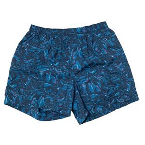 Nike ACG Size L Swim Trunks Shorts Vtg 90s Geometric Abstract Print Lined Mens